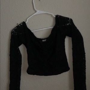 Charlotte Russe black crop top